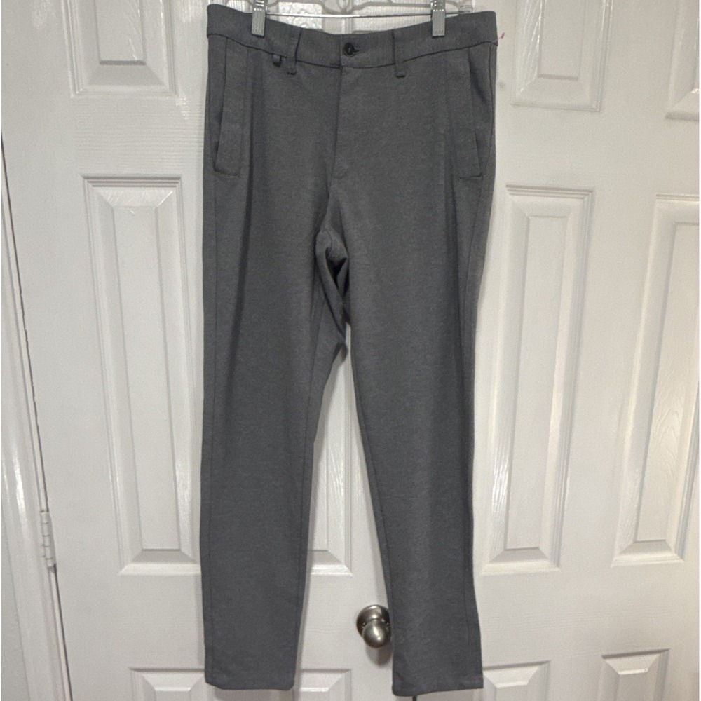 ZARA MAN Men's Gray Slim Fit Dress Pants Viscose Knit Tapered Waist 30
